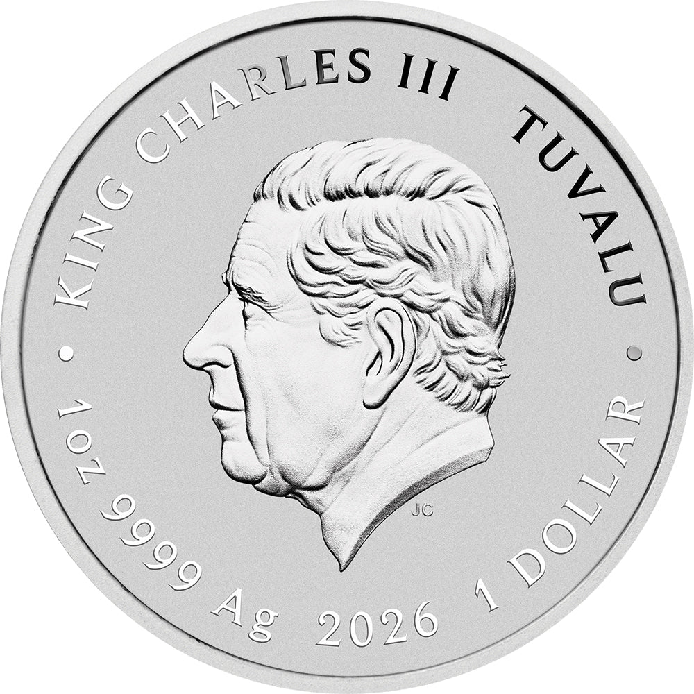 2026 DUNE 1oz Silver Coloured Coin Obverse