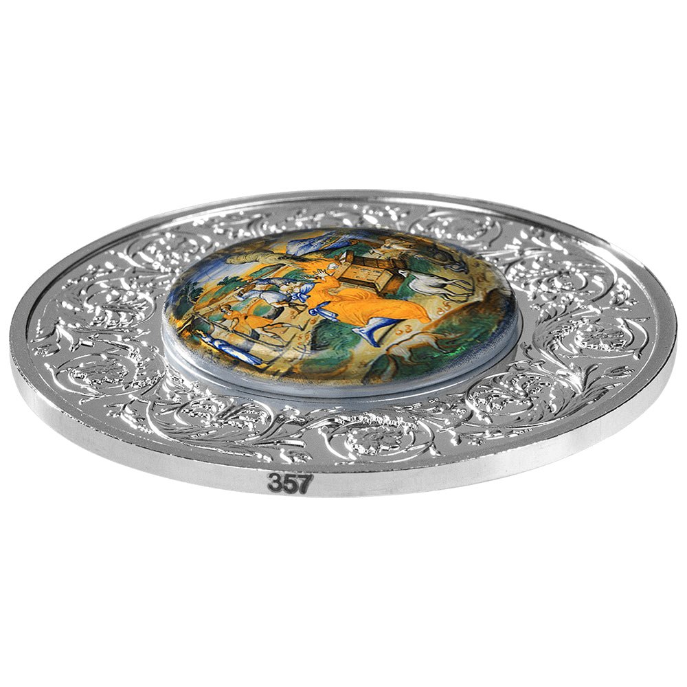 Maiolica - The Sacrifice Of Noah 1oz Silver Coin Edge
