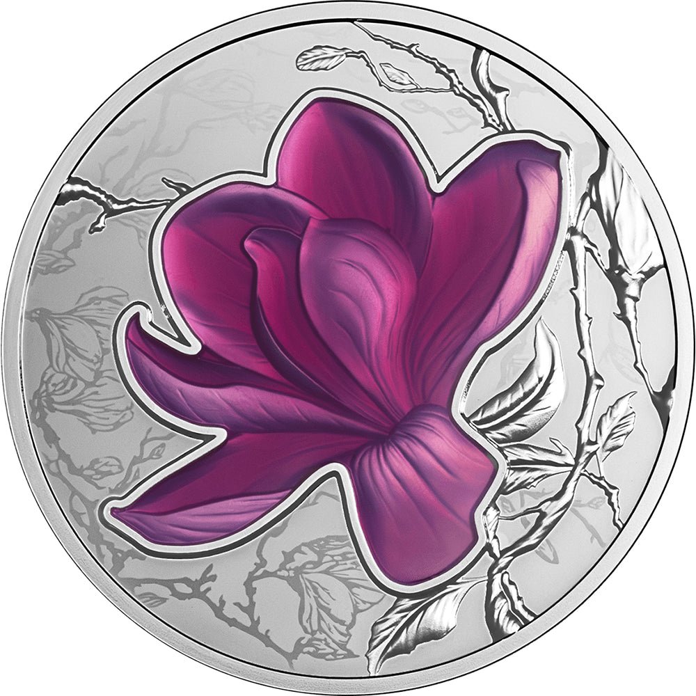 2026 Flowers Of The Four Seasons - Magnolia 1oz Silver Proof Coin