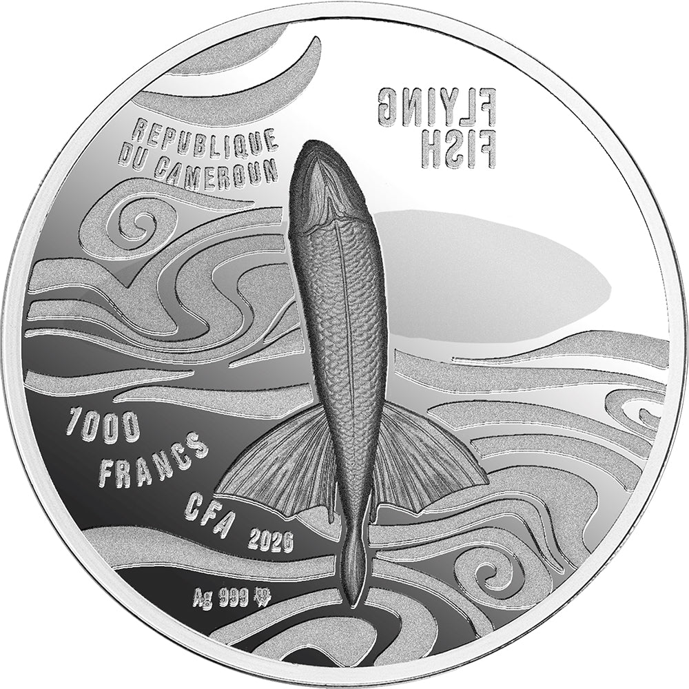 2026 Flying Fish 1oz Silver Proof Coin Obverse