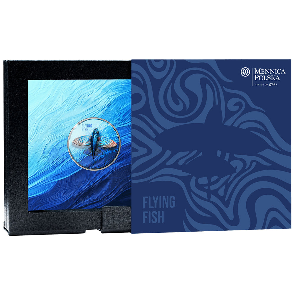 2026 Flying Fish 1oz Silver Proof Coin Shipper