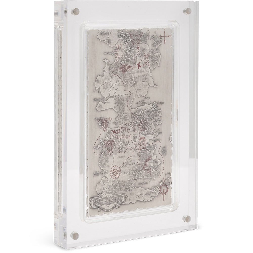 2026 Game Of Thrones™ - Map Of Westeros 5oz Silver Collectible Coin Case