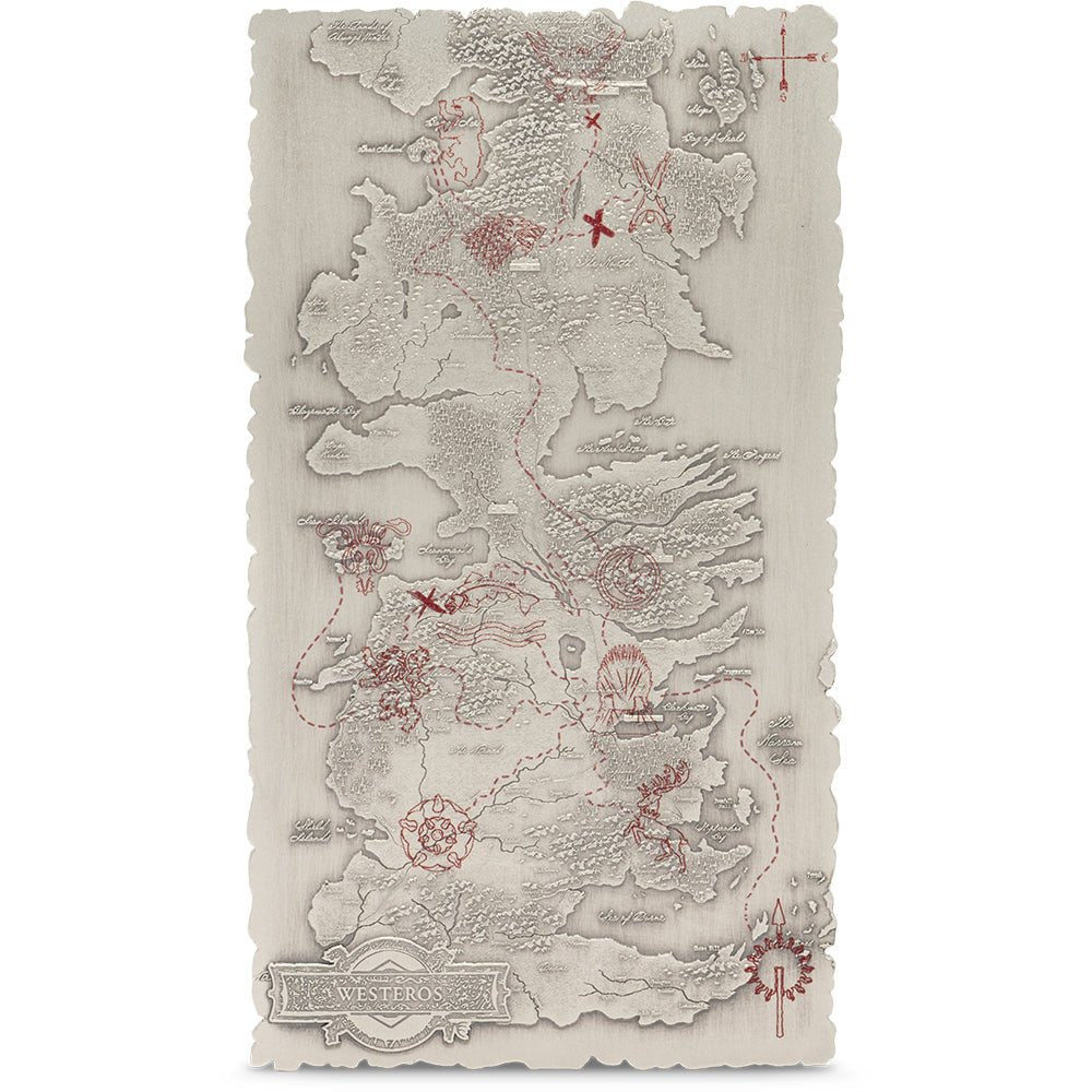 2026 Game Of Thrones™ - Map Of Westeros 5oz Silver Collectible Coin