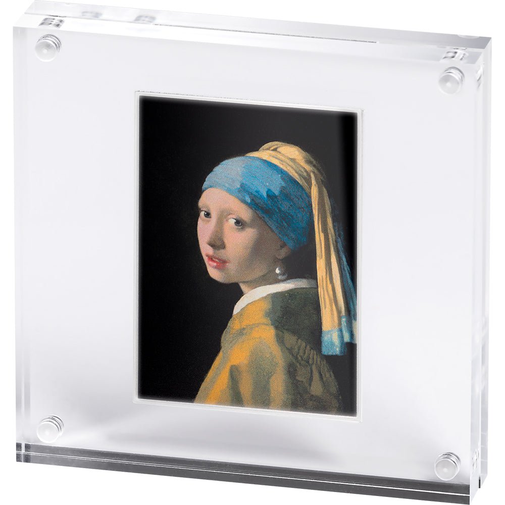 2026 Girl With A Pearl Earring - Johannes Vermeer 1oz Silver Proof Coin Case