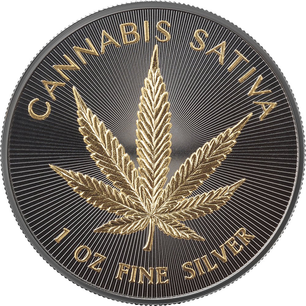 2026 Hemp 1oz Silver Proof Coin - 1000 satoshi