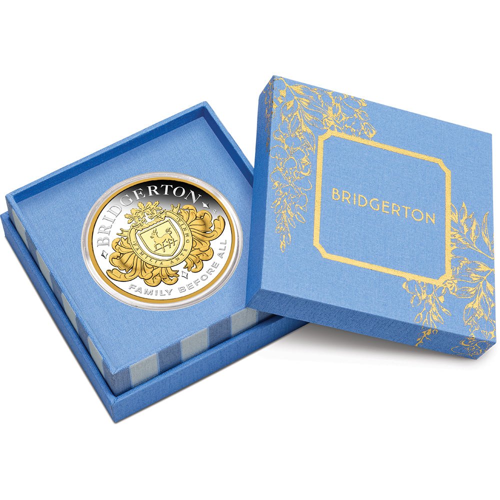 2026 House Of Bridgerton 2oz Silver Proof Gilded Coin Case