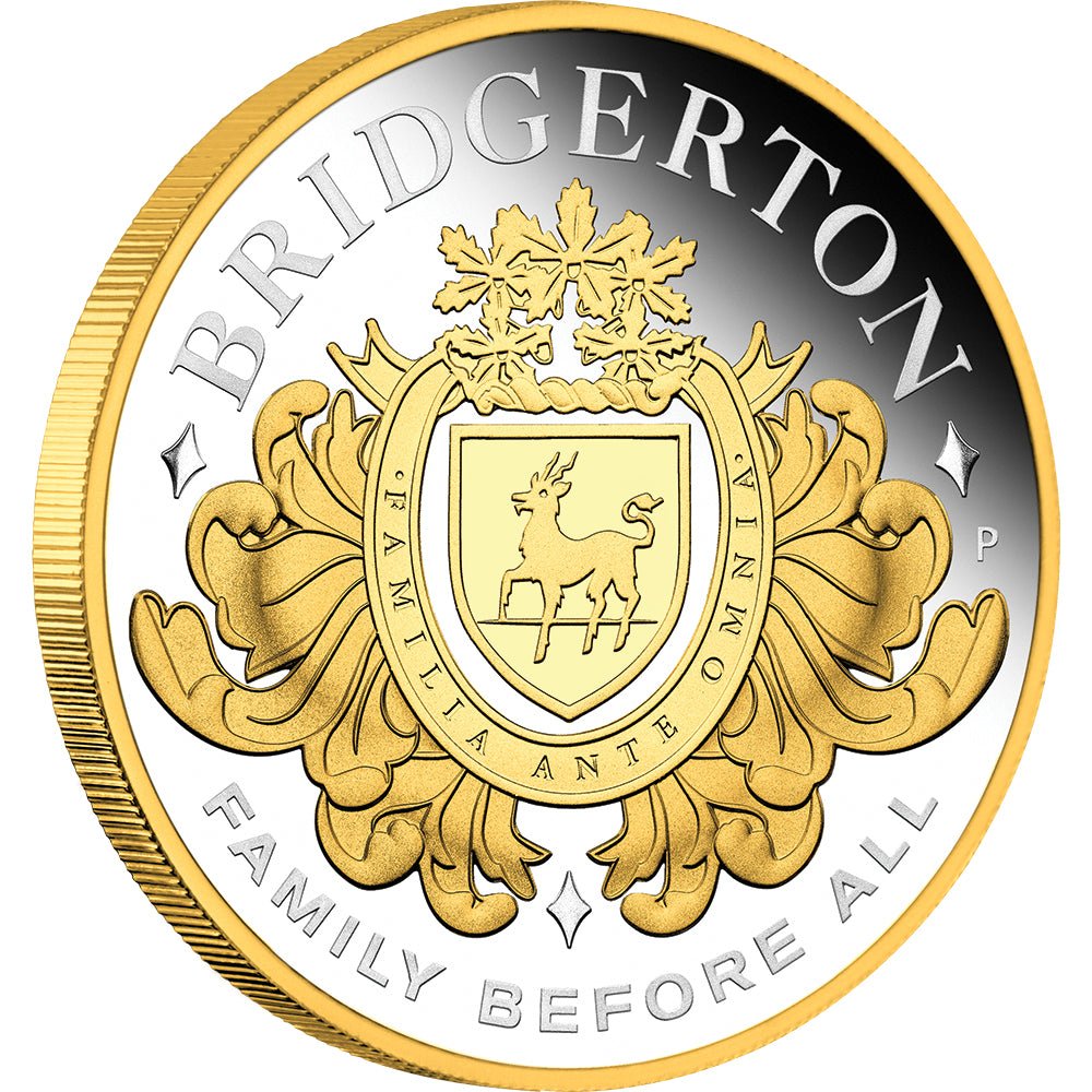 2026 House Of Bridgerton 2oz Silver Proof Gilded Coin
