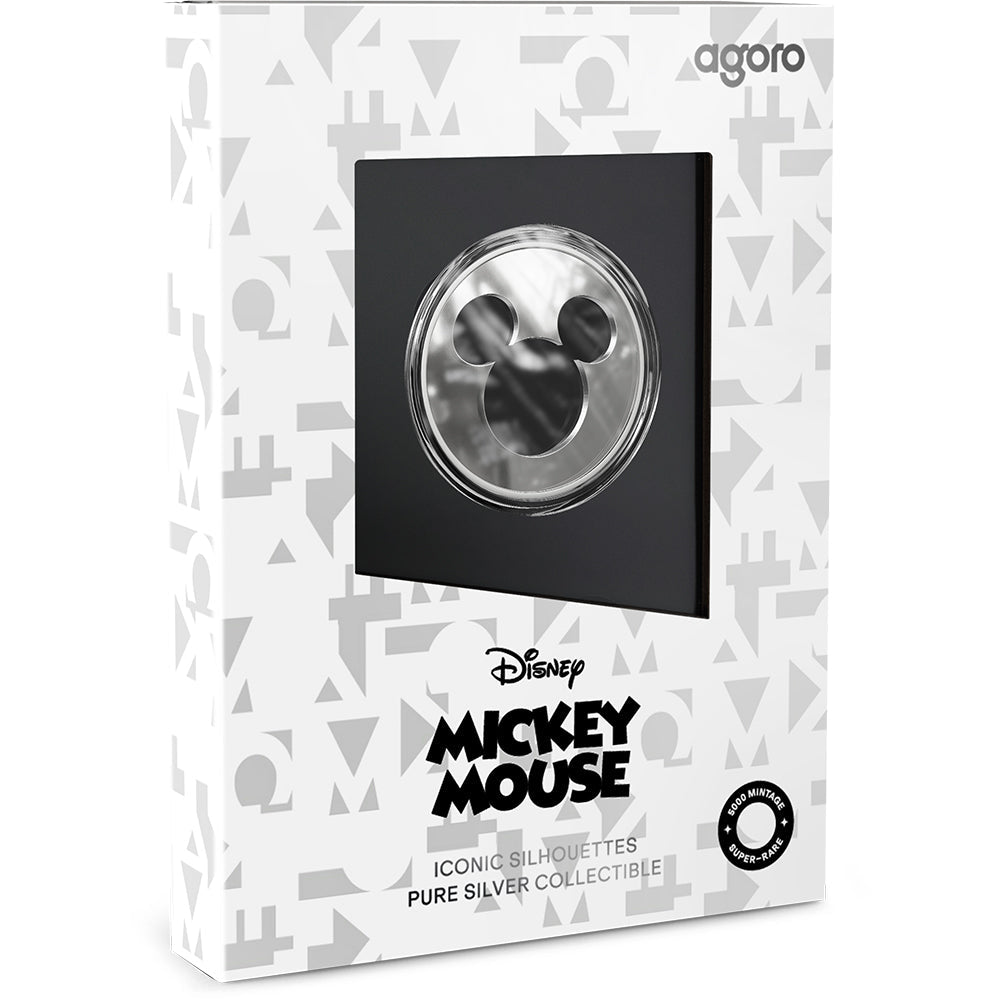 2026 Iconic Silhouettes - Mickey Mouse 1/2oz Silver Collectible Coin Shipper