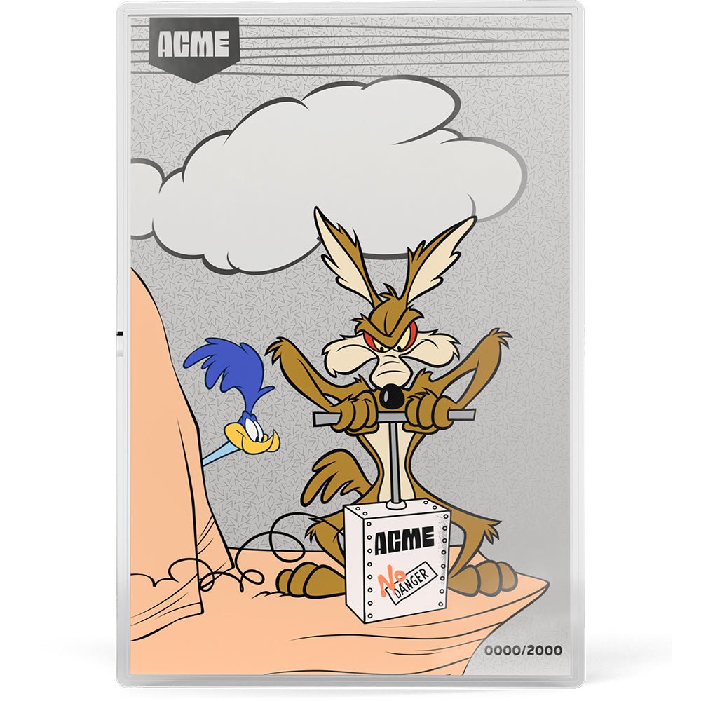 2026 Looney Tunes™ - Acme TNT Plunger 5g Silver Collectible Foil Reverse