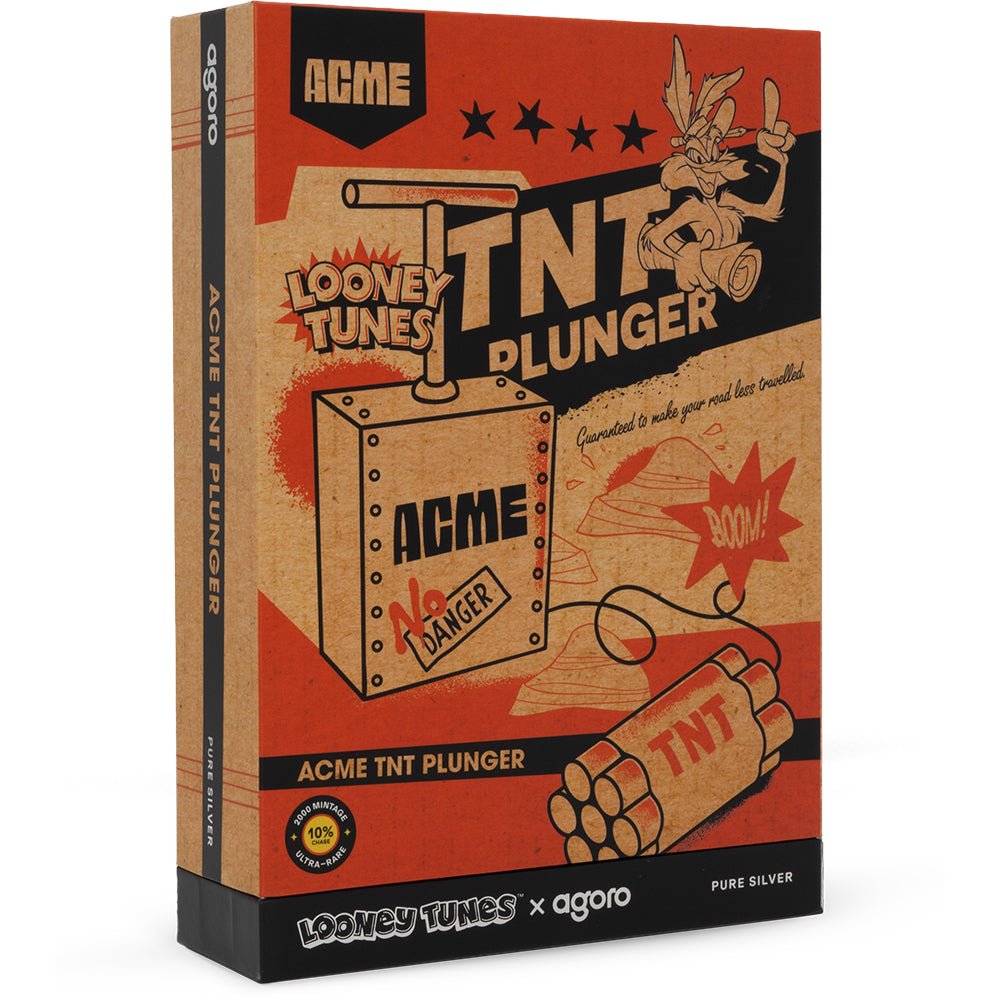 2026 Looney Tunes™ - Acme TNT Plunger 5g Silver Collectible Foil Shipper