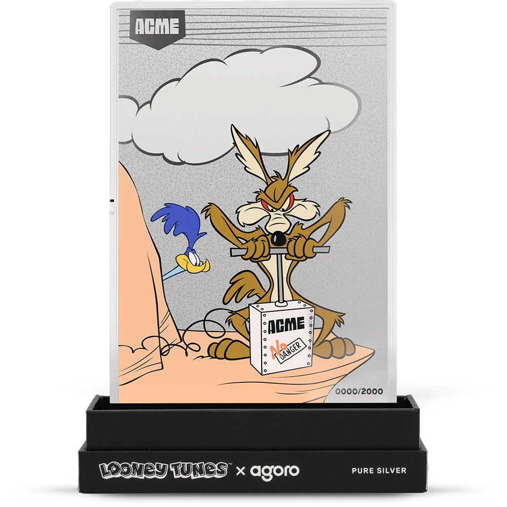 2026 Looney Tunes™ - Acme TNT Plunger 5g Silver Collectible Foil Stand