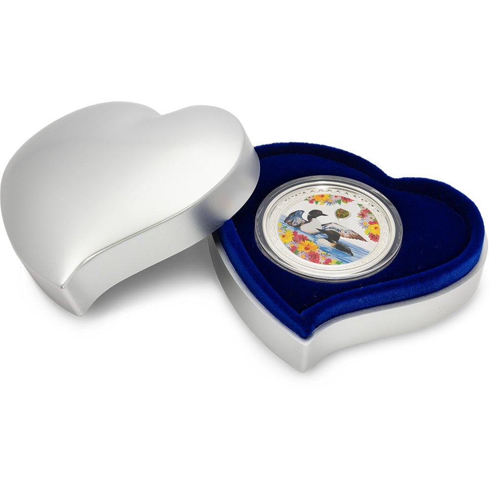 2026 Love Is Precious – Great Northern Diver 1oz Silver Coin Case
