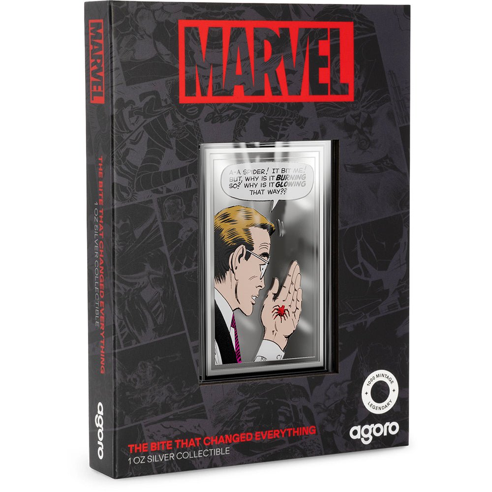 2026 Marvel - The Bite That Changed Everything 1oz Silver Collectible Coin Shipper