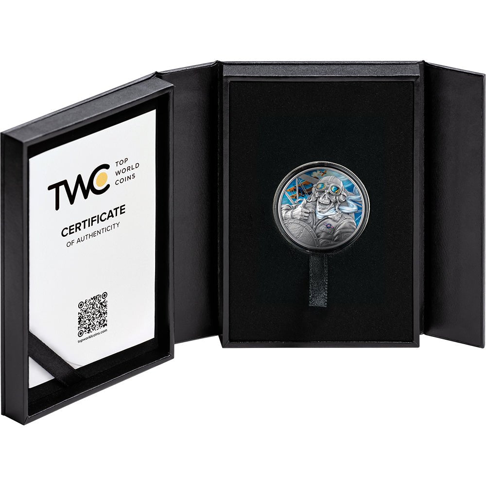 2026 Memento Mori - Pilot 1oz Silver Antique Coin Case