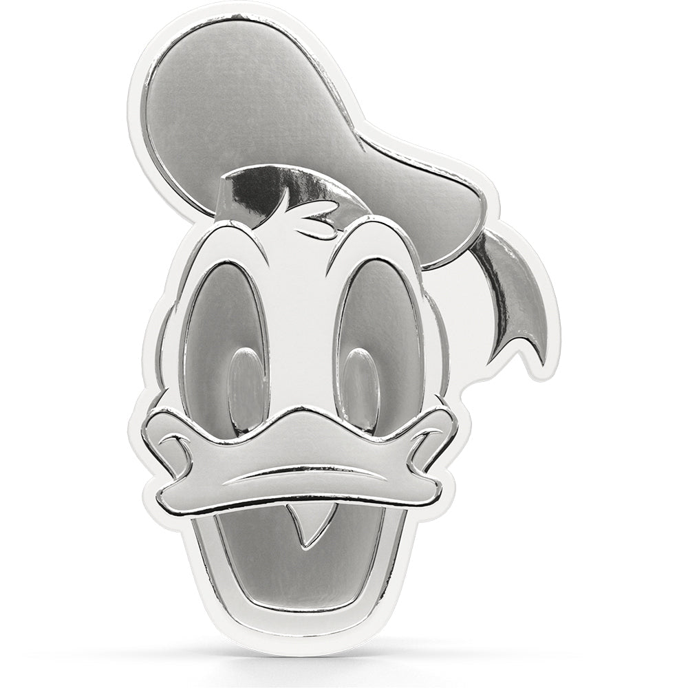 2026 Mickey And Friends - Iconic Expressions - Donald Duck 1/2oz Silver Coin Reverse