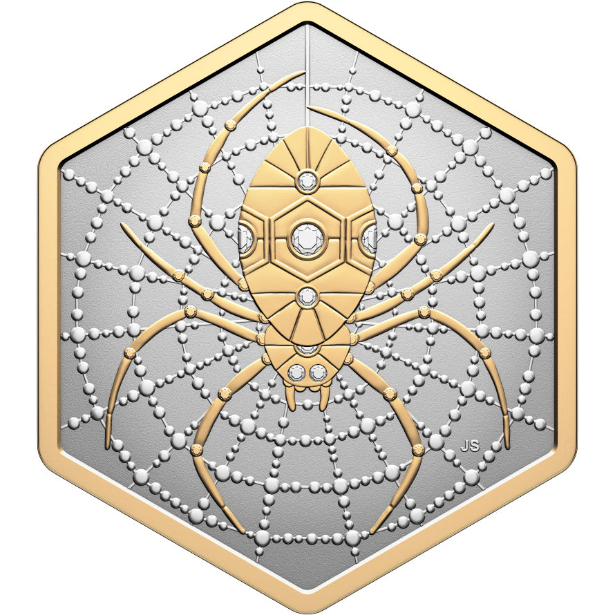 2026 Nature’s Delight: The Spider 1oz Fine Silver Coin Reverse