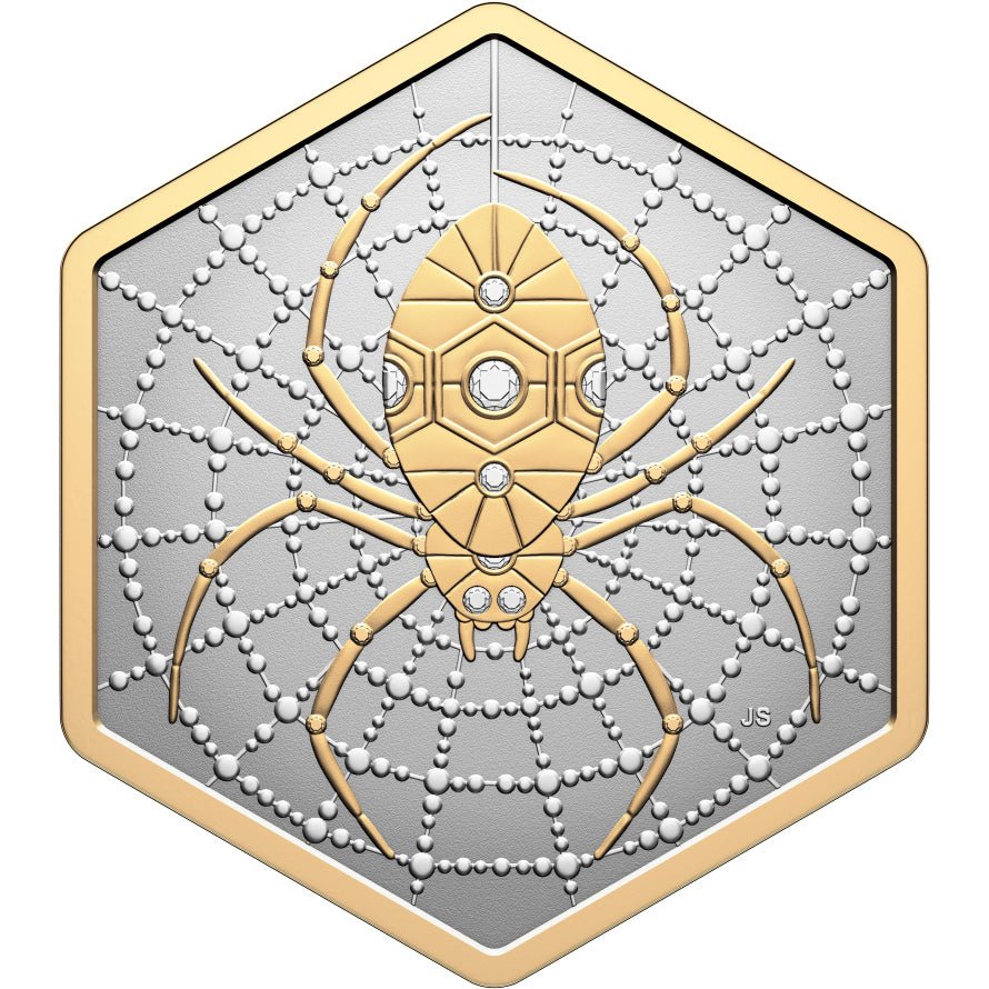 2026 Nature’s Delight: The Spider 1oz Fine Silver Coin Reverse