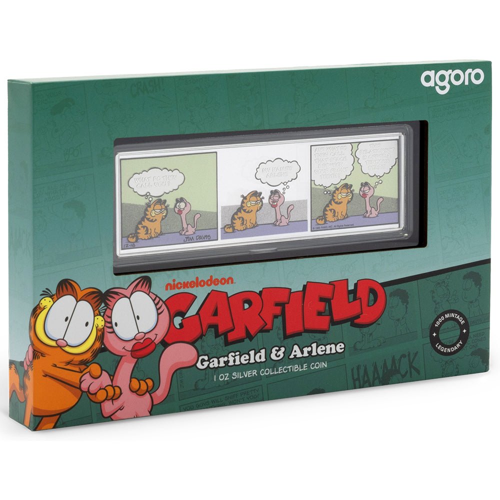 2026 Nickelodeon - Garfield & Arlene 1oz Silver Coin Shipper