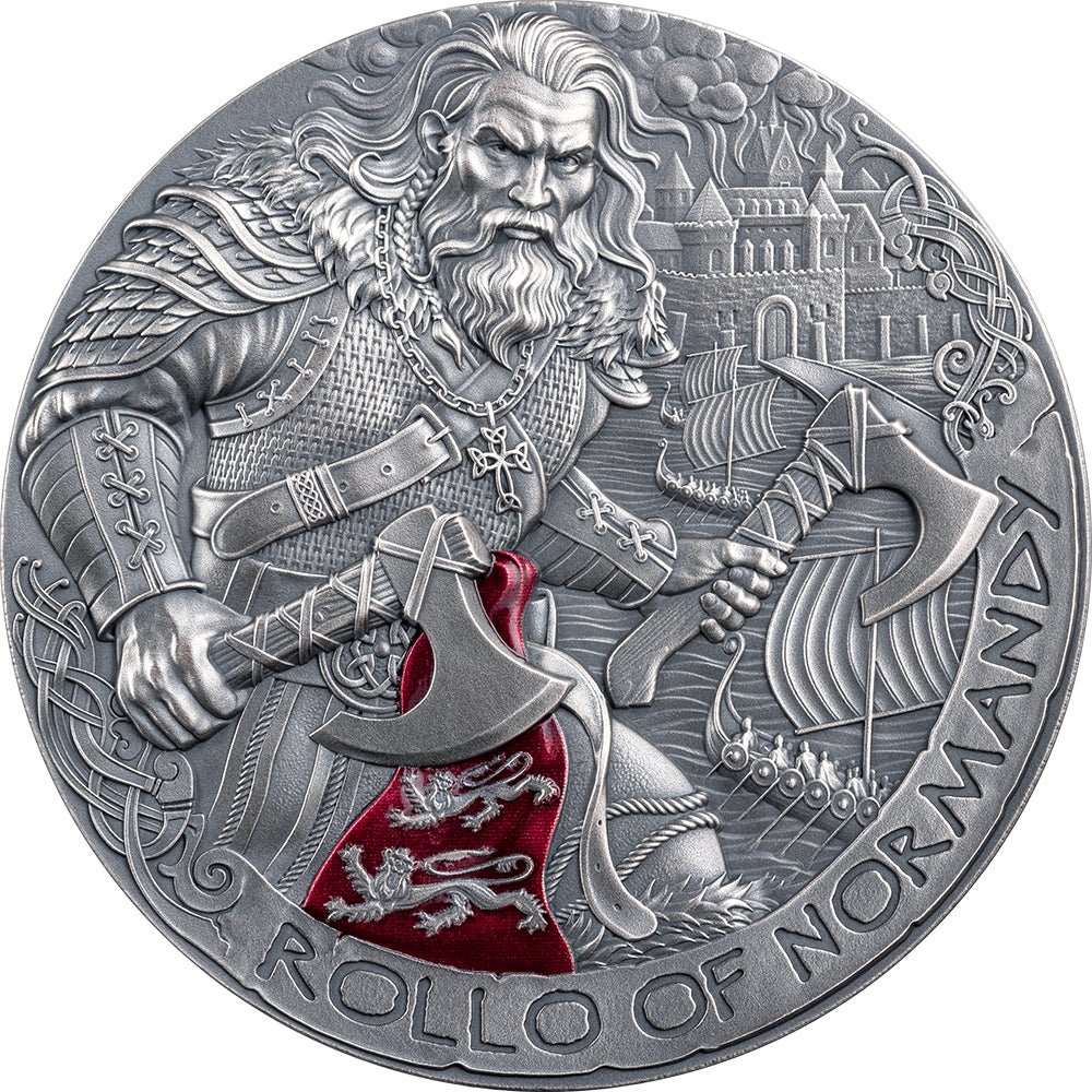2026 Rollo Of Normandy 2oz Silver Antique Coin