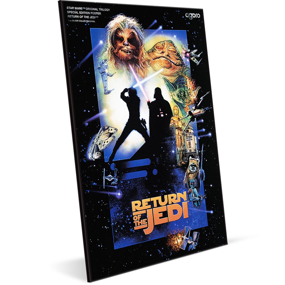 2026 Star Wars™ Special Edition Poster - Return of the Jedi™ 1oz Silver Foil Shipper