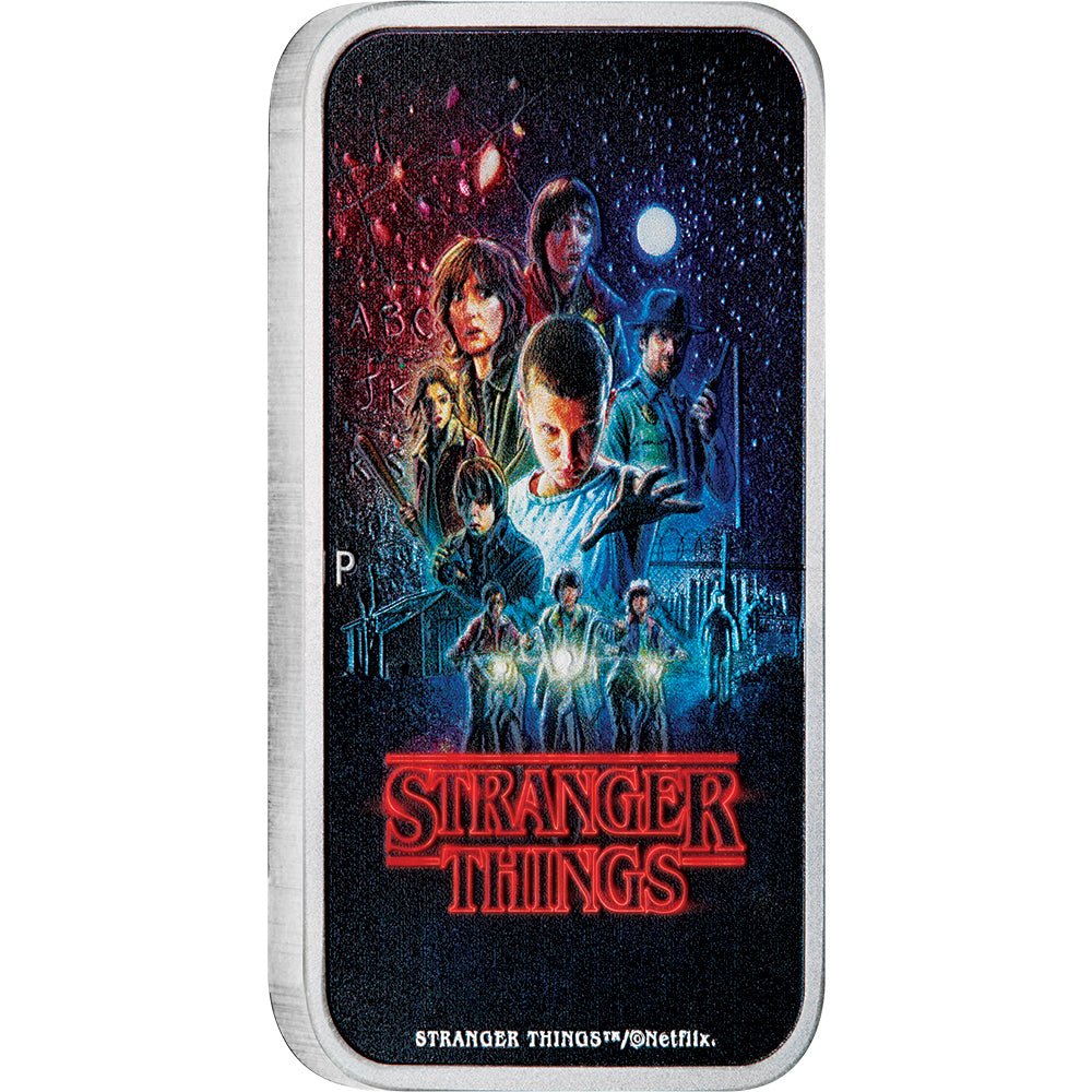 2026 Stranger Things - Season 1 1oz Silver Coloured Rectangular Coin
