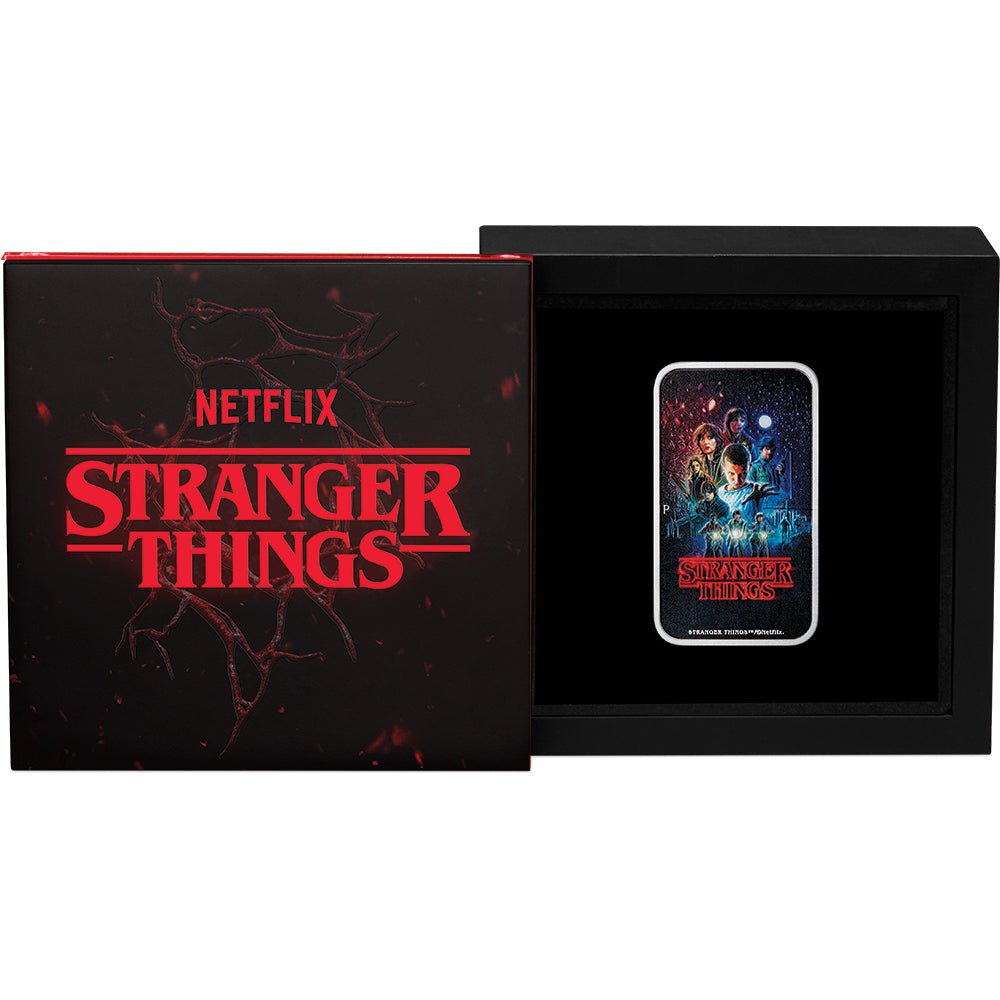 2026 Stranger Things - Season 1 1oz Silver Coloured Rectangular Coin Case