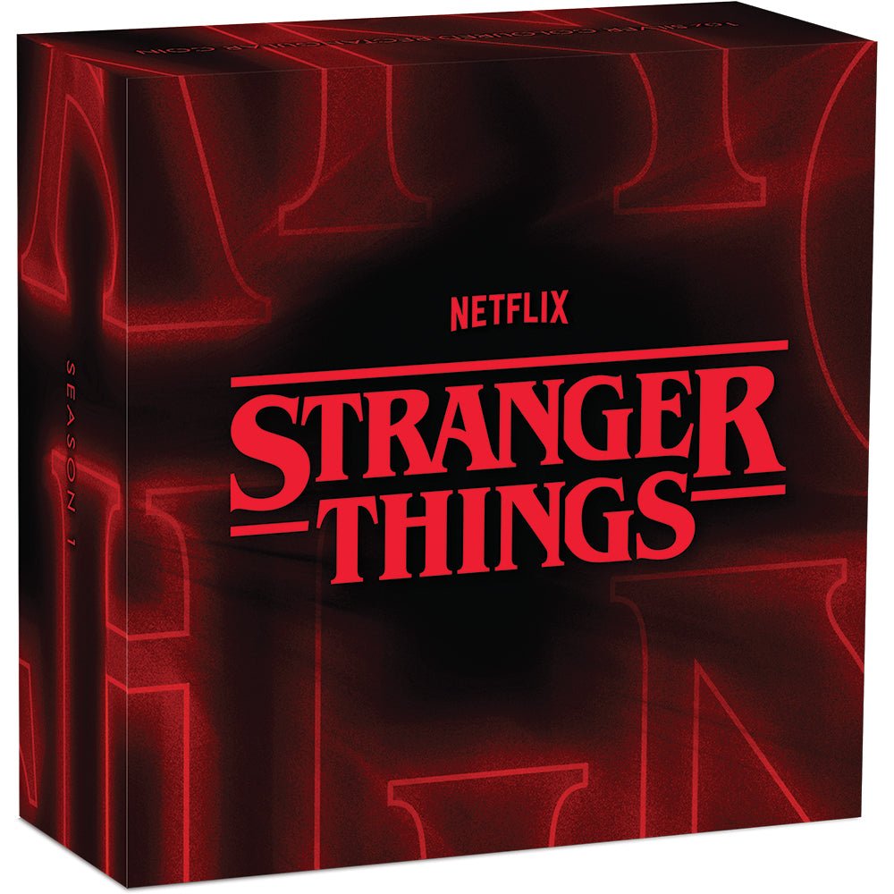 2026 Stranger Things - Season 1 1oz Silver Coloured Rectangular Coin Shipper
