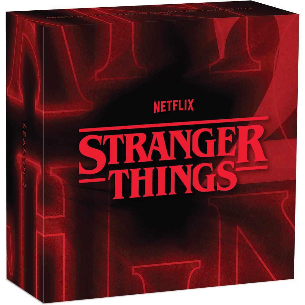 2026 Stranger Things - Season 2 1oz Silver Coloured Rectangular Coin Shipper