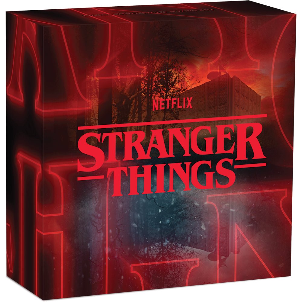 2026 Stranger Things - The Upside Down 1oz Silver Coloured Coin Shipper