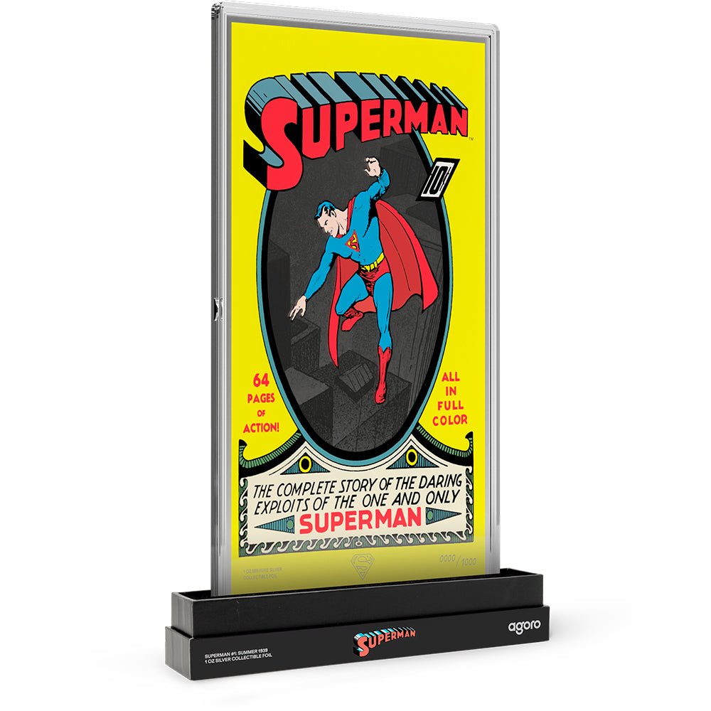 2026 Superman #1: Summer 1939 1oz Silver Collectible Foil Holder