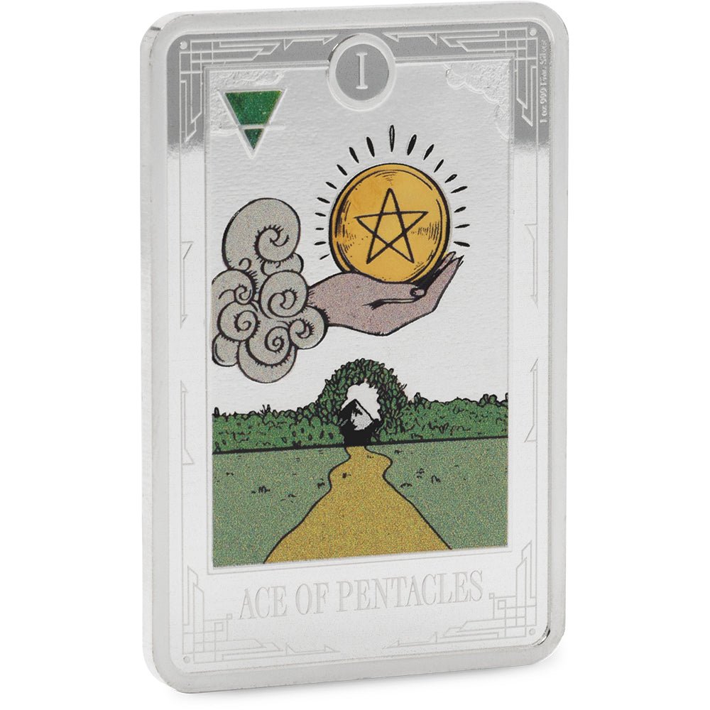 2026 Tarot Cards – Ace Of Pentacles 1oz Silver Collectible Coin
