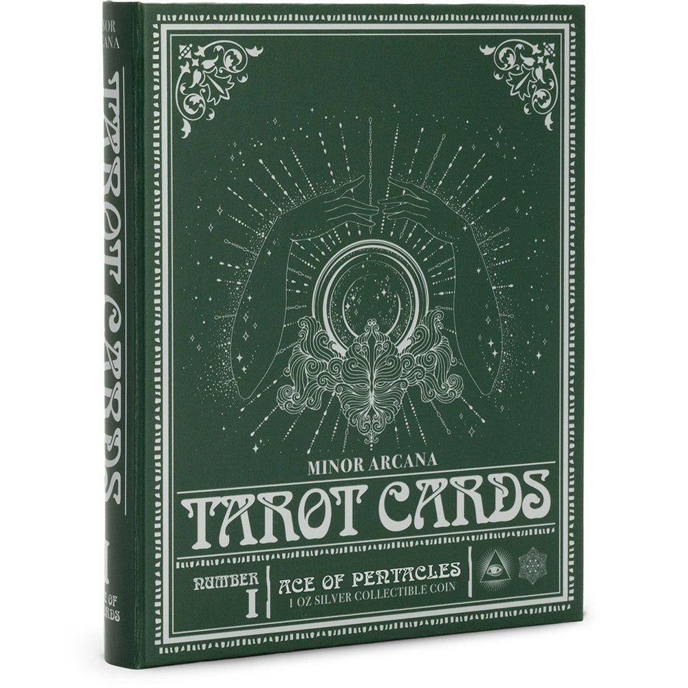 2026 Tarot Cards – Ace Of Pentacles 1oz Silver Collectible Coin Shipper