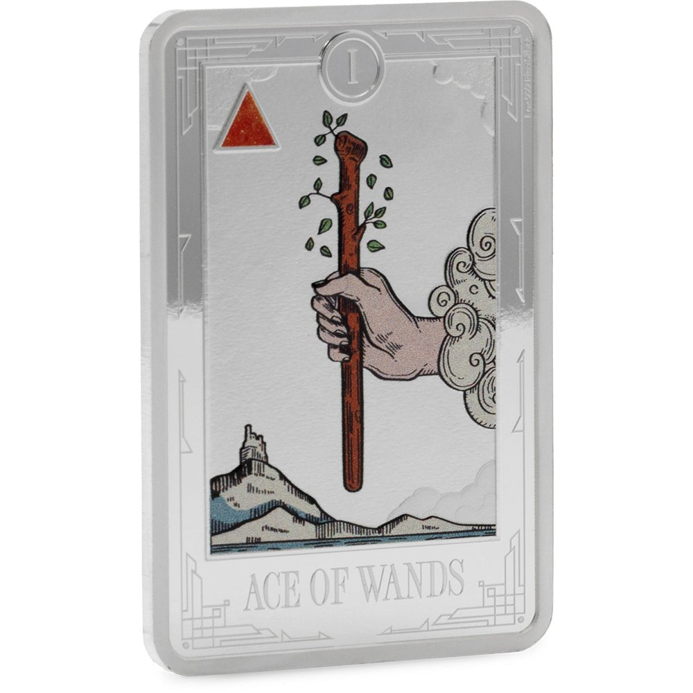 2026 Tarot Cards – Ace Of Wands 1oz Silver Collectible Coin