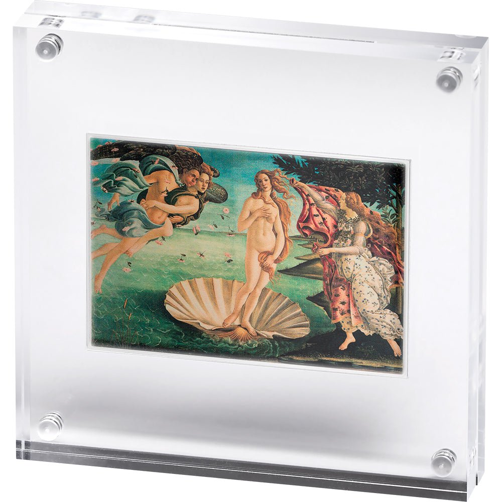 2026 The Birth Of Venus - Sandro Botticelli 1oz Silver Proof Coin Case