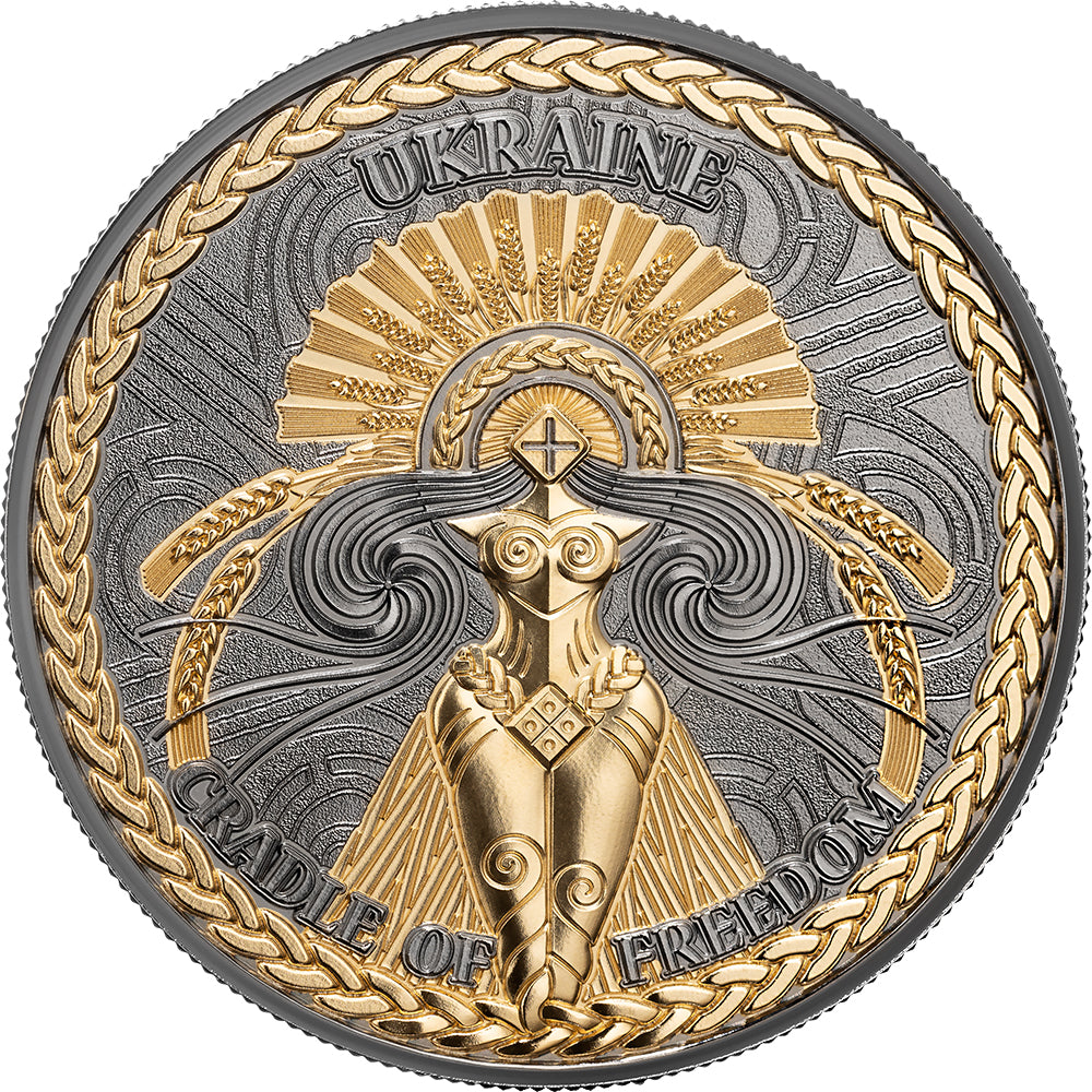 2026 The Cradle Of Freedom- Ukraine 1oz Silver Proof Coin - 1000 satoshi