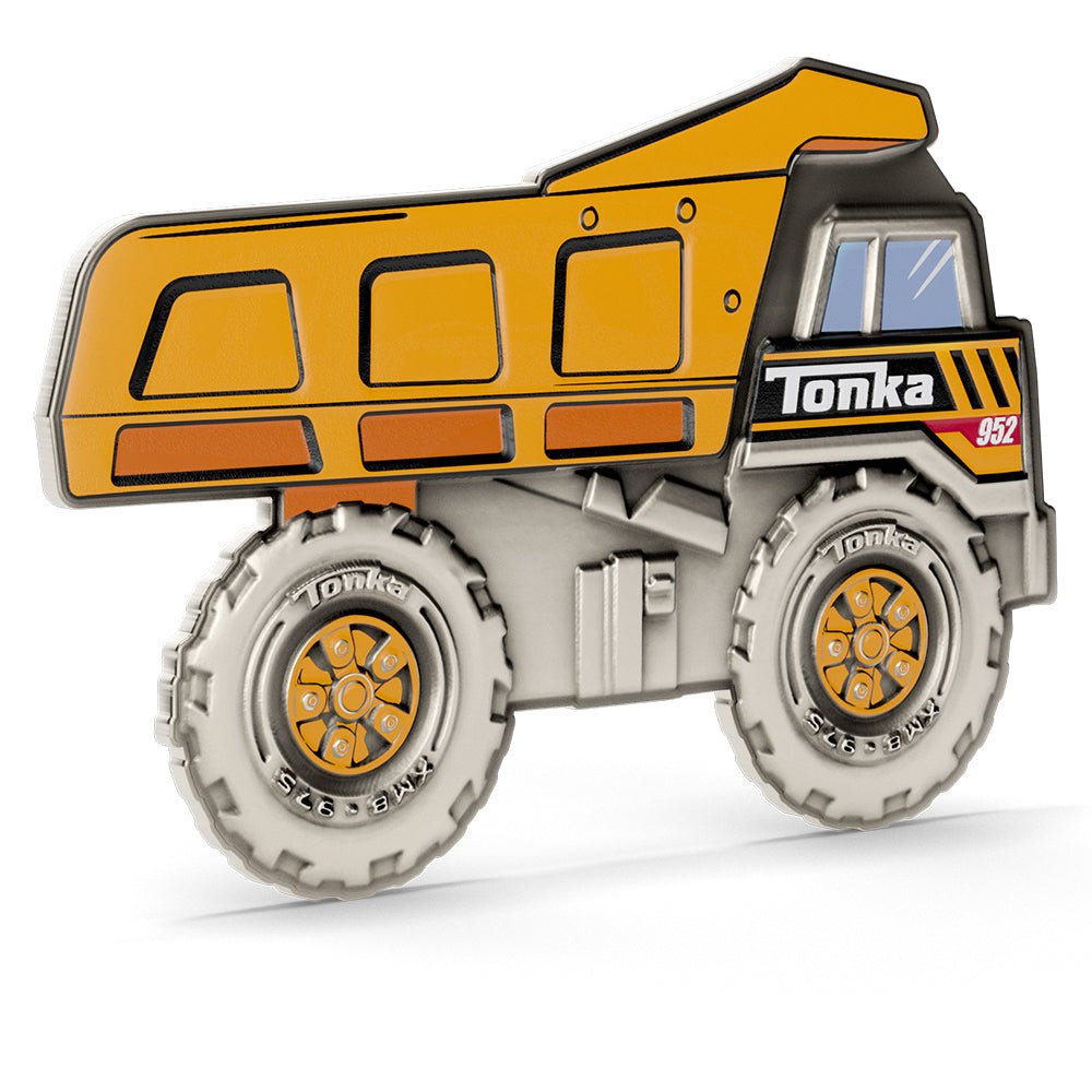 2026 Tonka - Dump Truck 1oz Silver Collectible Coin Angle
