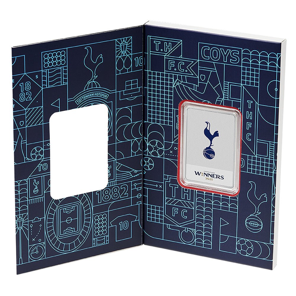 2026 Tottenham Hotspur Europa League Winners - 1oz Collectible Fine Silver Bar Case