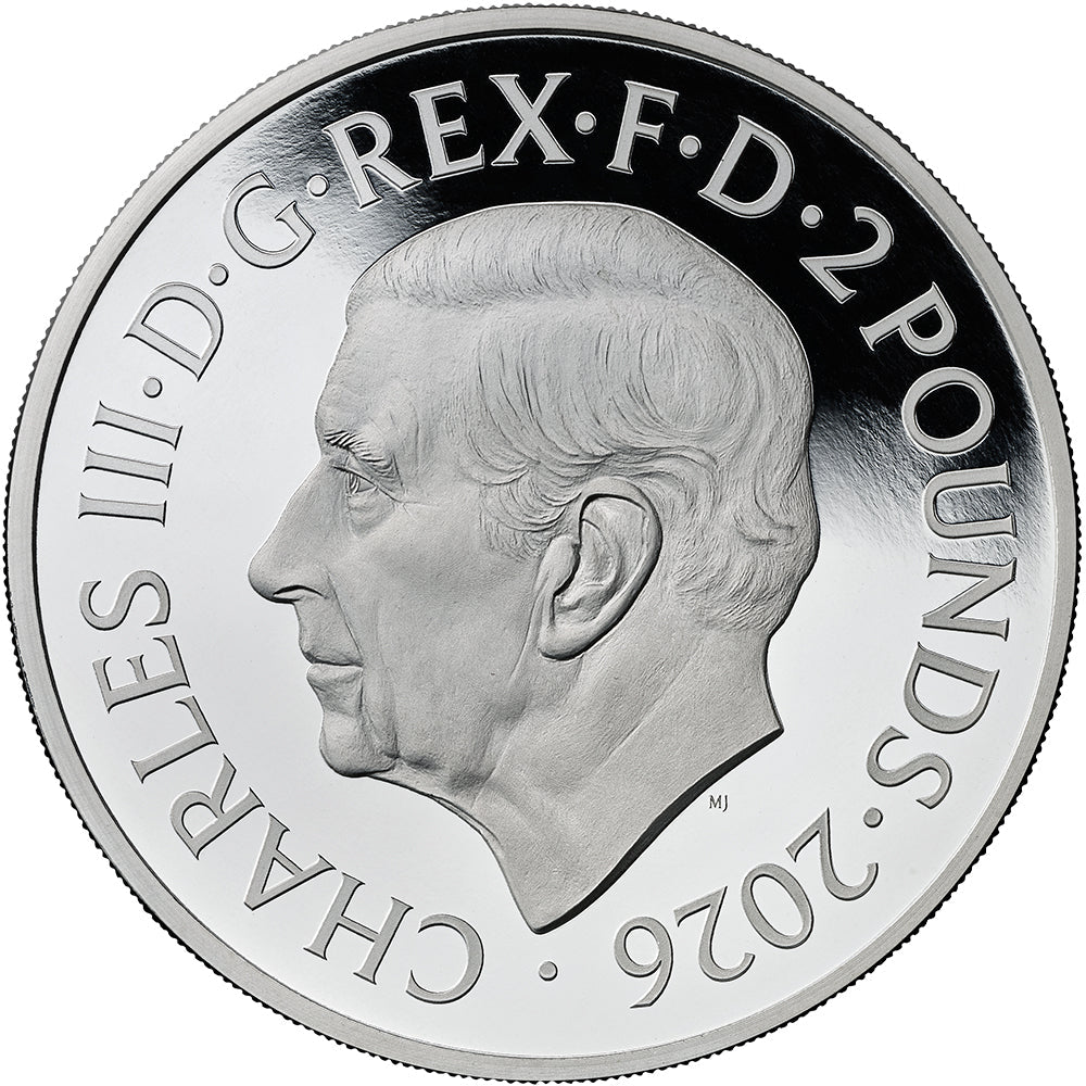 2026 UK The Spice Girls 1oz Silver Proof Colour Coin Obverse