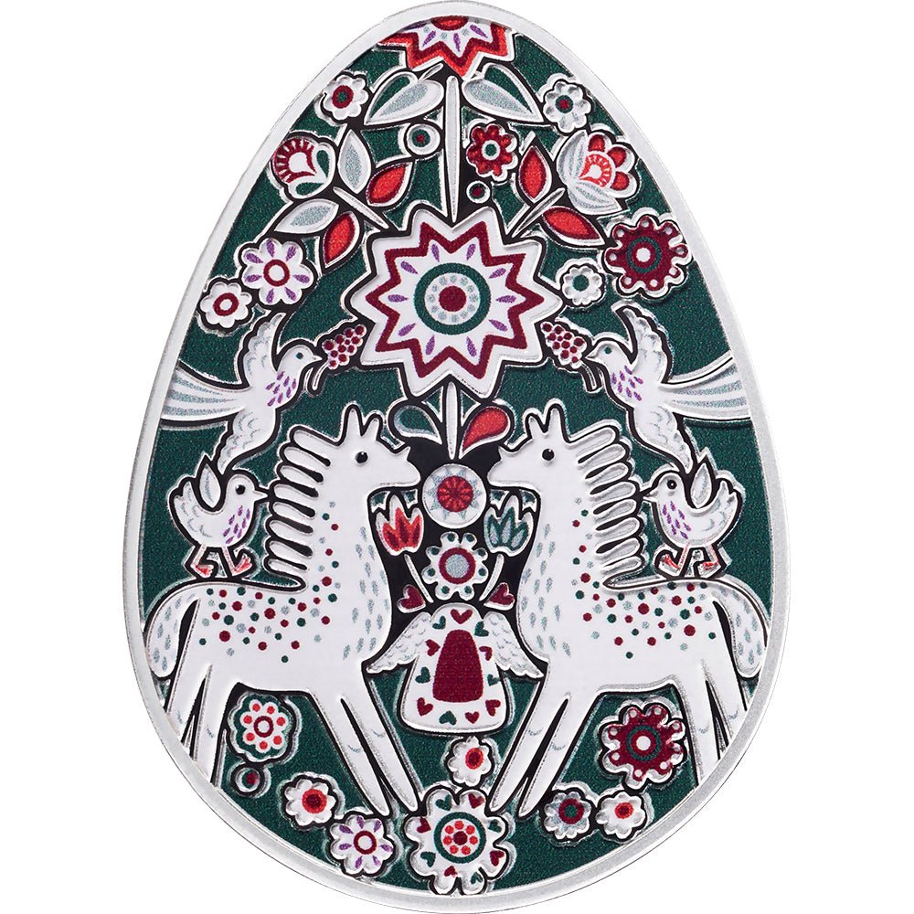 2026 Ukrainian Pysanka - Zoretsvit 1oz Silver Proof Coin