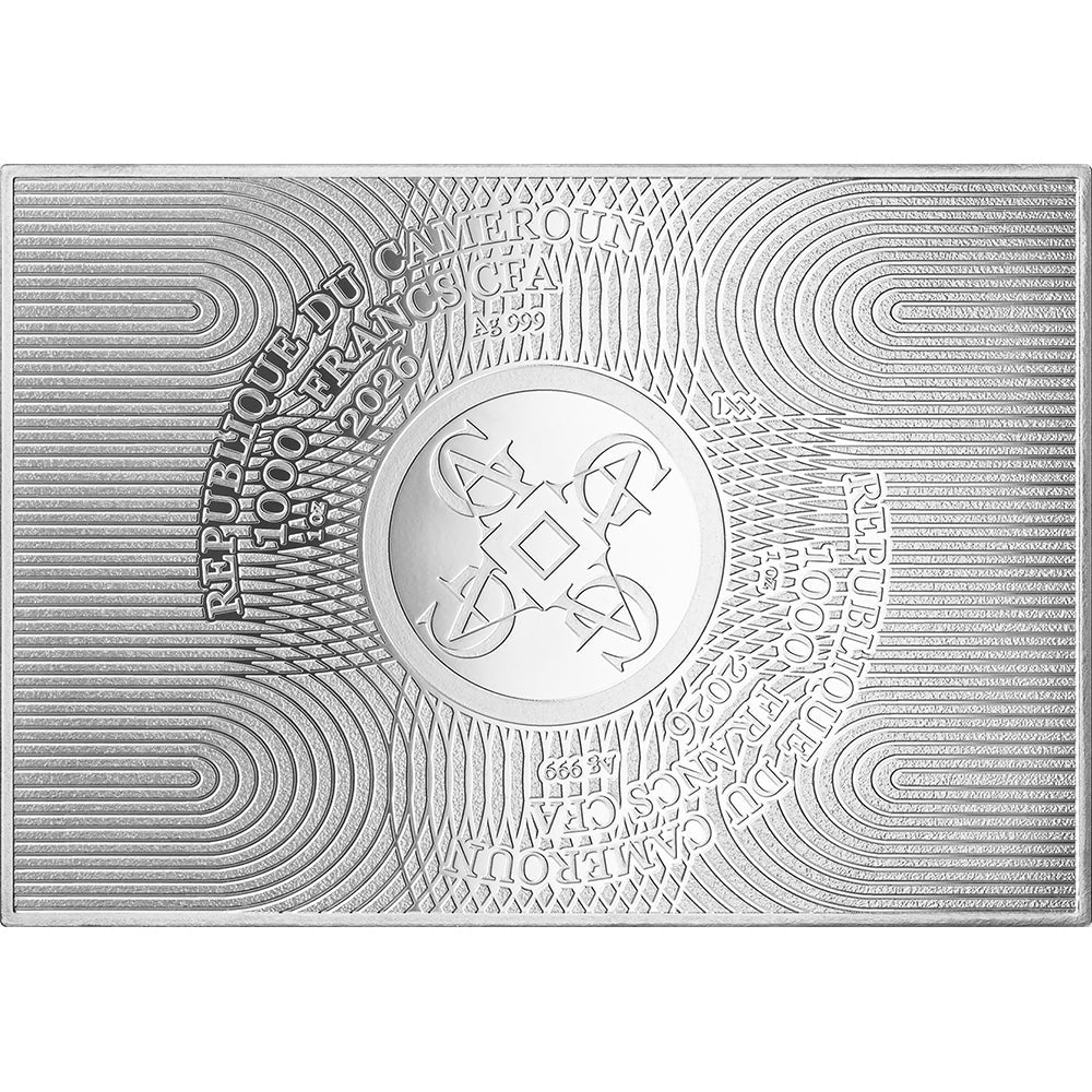 2026 Water Lilies - Claude Monet 1oz Silver Proof Coin Obverse