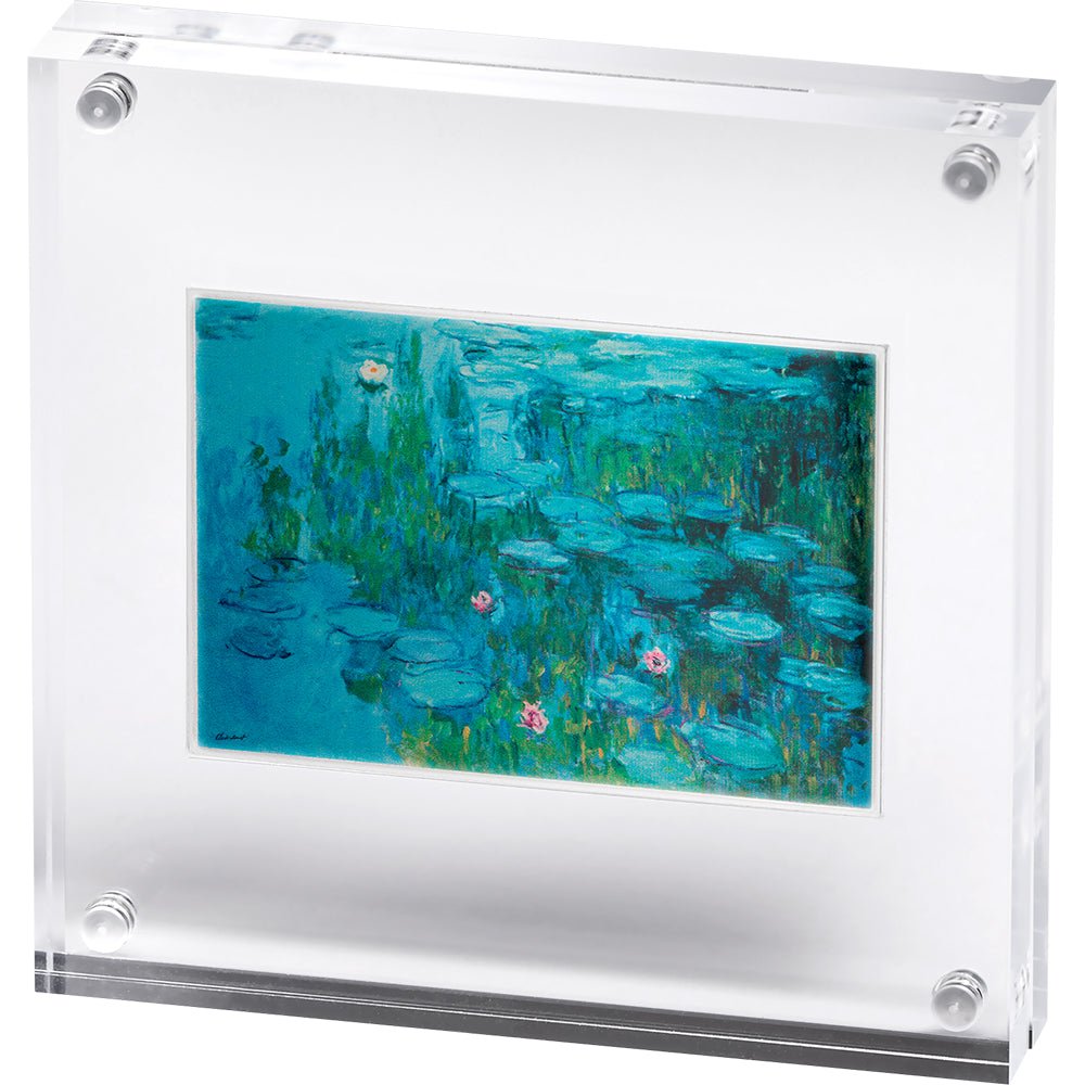 2026 Water Lilies - Claude Monet 1oz Silver Proof Coin Case