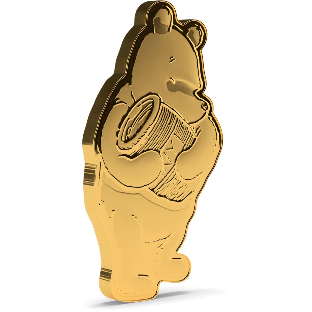 2026 Winnie The Pooh - Celebrating 100 Years 1/4oz Gold Collectible Coin Angle