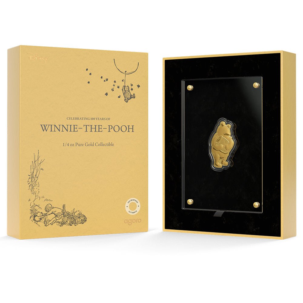 2026 Winnie The Pooh - Celebrating 100 Years 1/4oz Gold Collectible Coin Box