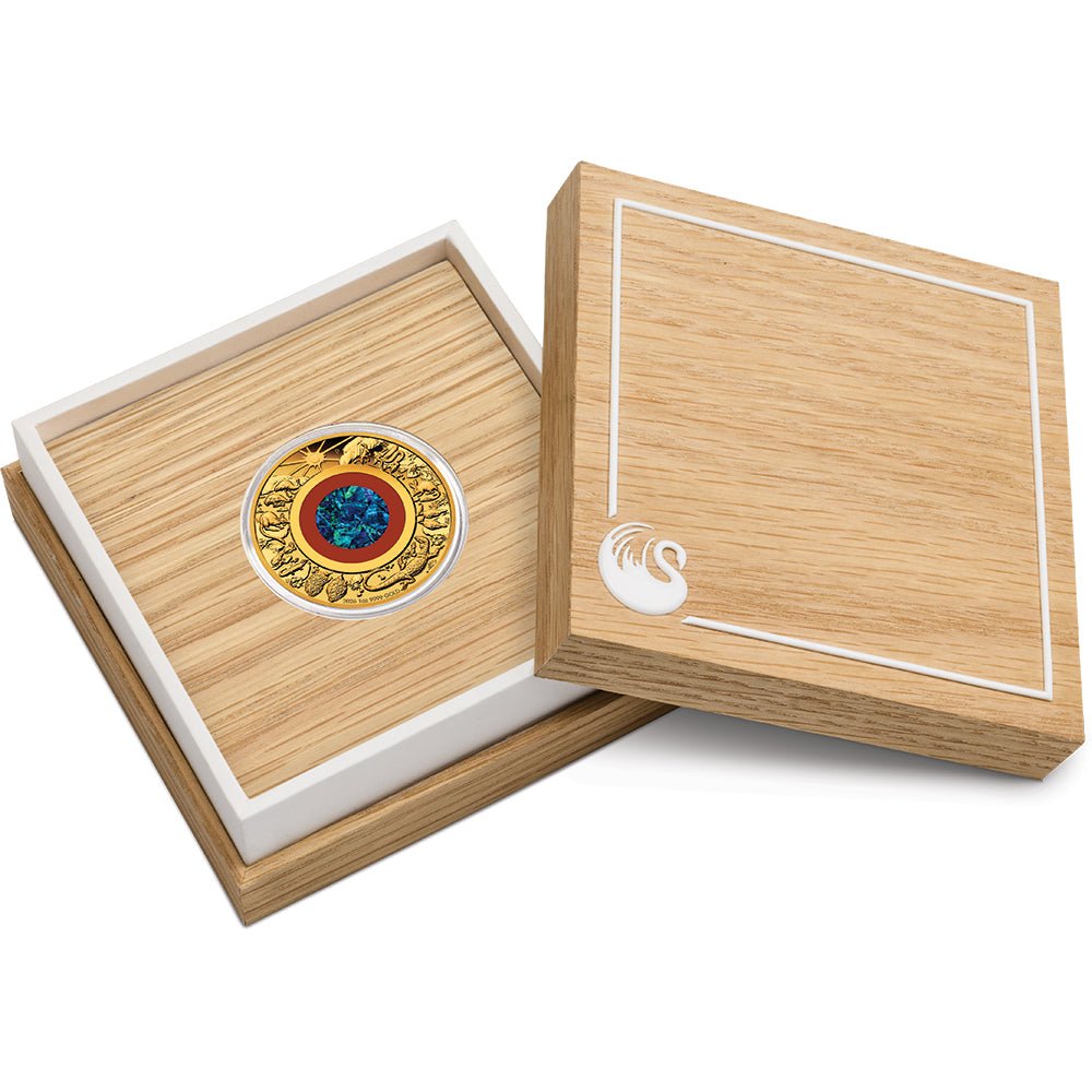 2026 Wonders Of Australia - The Outback 1oz Gold Proof Opal Coin Case