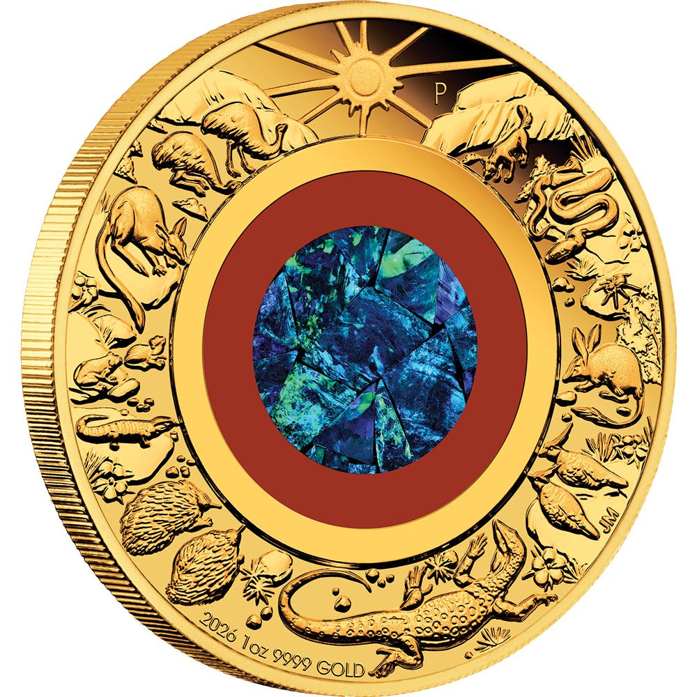 2026 Wonders Of Australia - The Outback 1oz Gold Proof Opal Coin