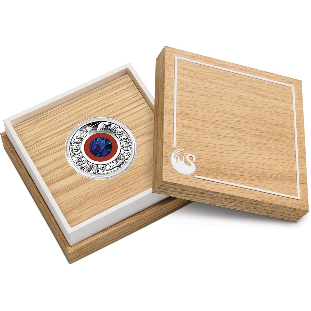 2026 Wonders Of Australia - The Outback 1oz Silver Proof Opal Coin Case