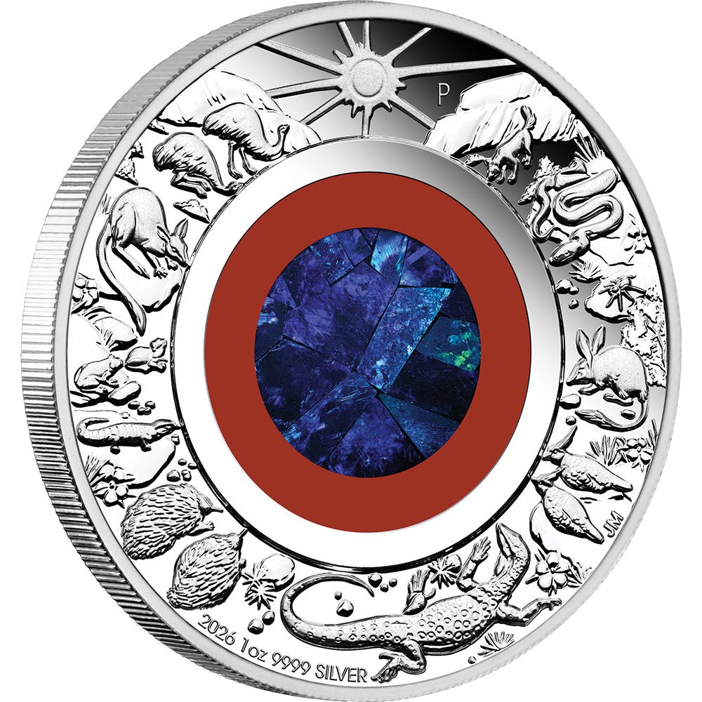 2026 Wonders Of Australia - The Outback 1oz Silver Proof Opal Coin