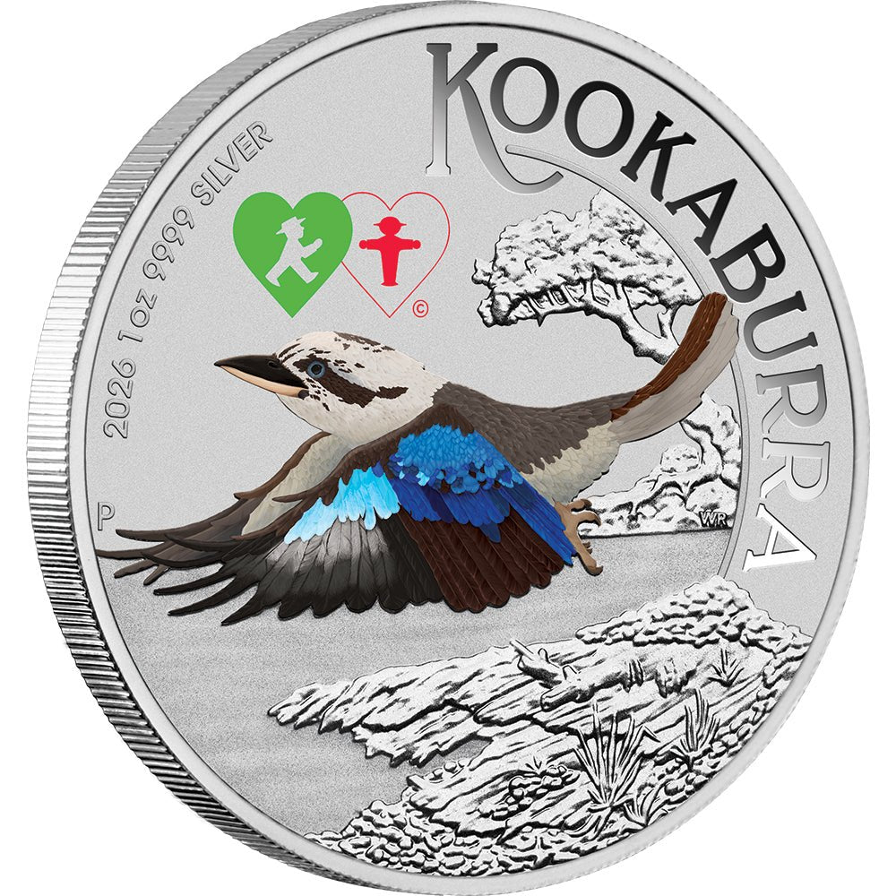 2026 World Money Fair Berlin - Australian Kookaburra 1oz Silver Coin