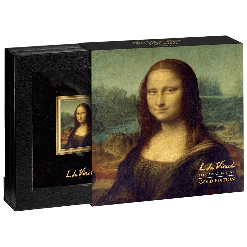 2026 World's Most Expensive Paintings - Mona Lisa 2oz Silver Proof Coin Shipper