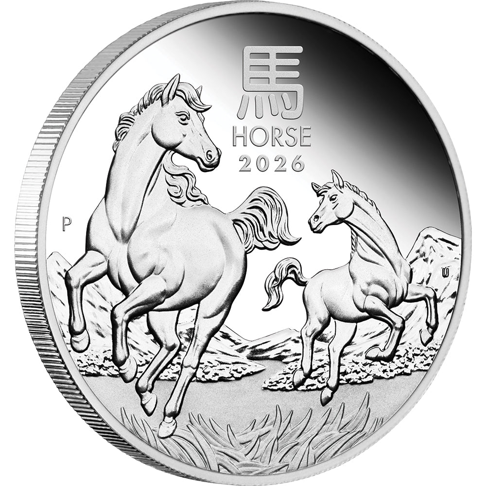 2026 Year Of The Horse 1/2oz Silver Proof Coin